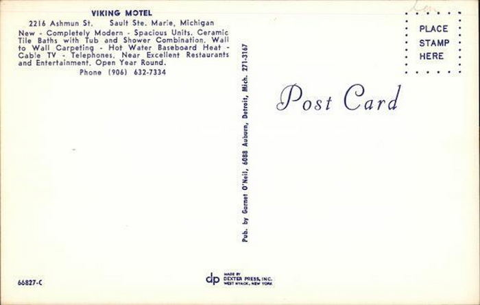 Viking Motel (Imperial Motor Inn) - Vintage Postcard